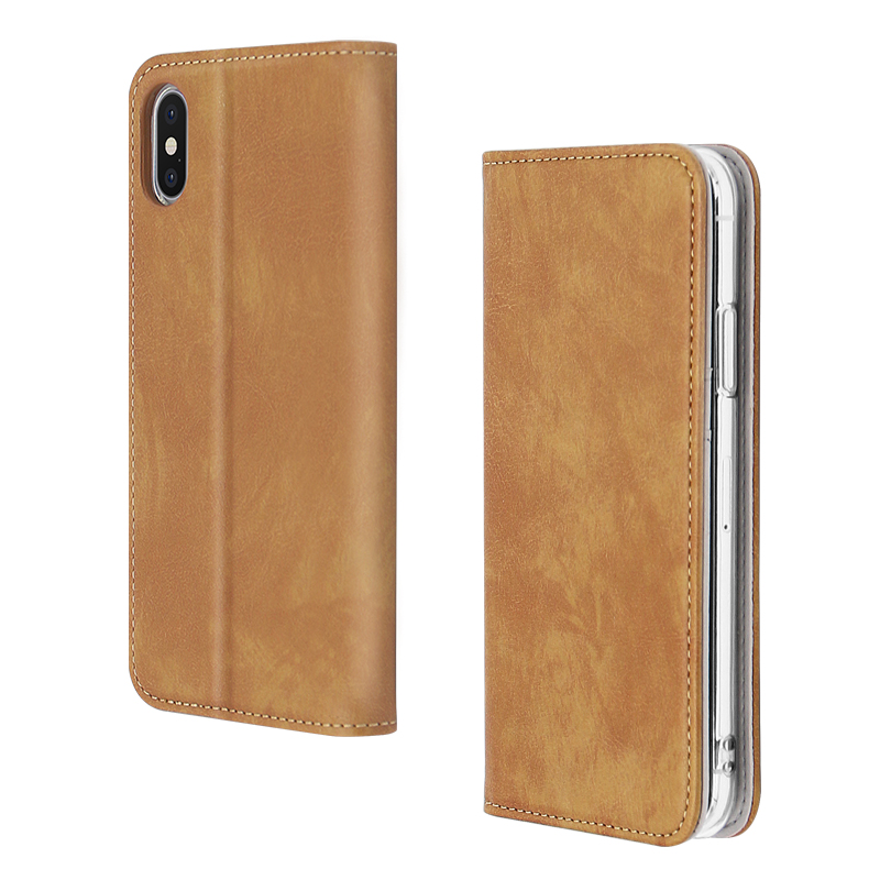 Magnetic Mobile Phone Case For IPhone X/XS With Card Slots