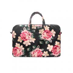 flower shoulder strap laptop bag