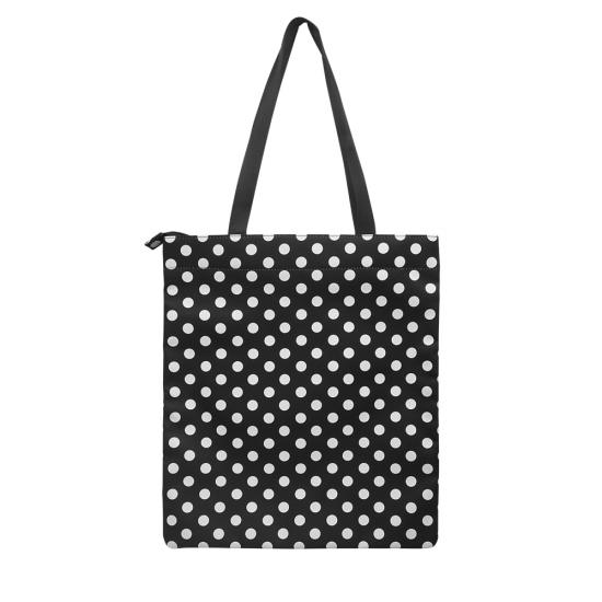 polka dot shopping bag